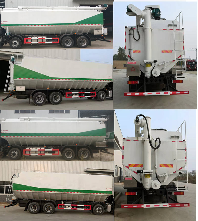 龙牧双星牌LMX5310ZSLDF6型散装饲料运输车